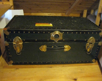 Overseas Suitcase Travel Case Travel Chest Suitcase Vintage