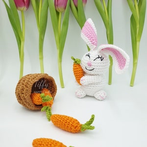 Bunny Set-The Cute Bunny Family Amigurumi Easter Crochet PATTERN PDF in English and German image 6
