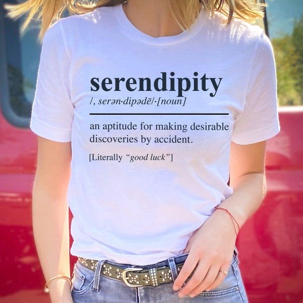 Serendipity Svg Png, Serendipity Quote Graphic Png, Inspirational Svg, Positive Quote Svg, Manifestation Svg, Motivational Svg