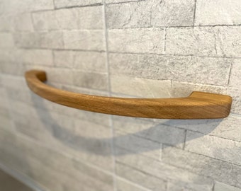 Towel holder oak "Arc-Bar" in different dimensions