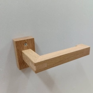 Toilet roll holder oak "Bridge" including mounting material