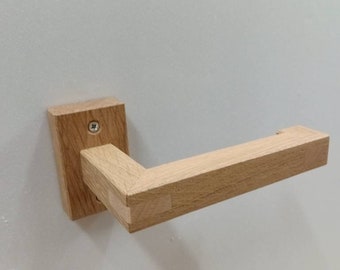 Toilet roll holder oak "Bridge" including mounting material