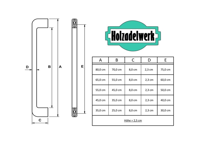 Porte-serviettes en noyer The Rail en différentes dimensions, porte-serviettes en bois, mur porte-serviettes, porte-serviettes salle de bain image 6