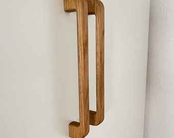 Furniture handle solid oak "The Rail" in various dimensions