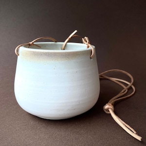 PHANTOM WHITE Handmade Ceramic Planter image 1