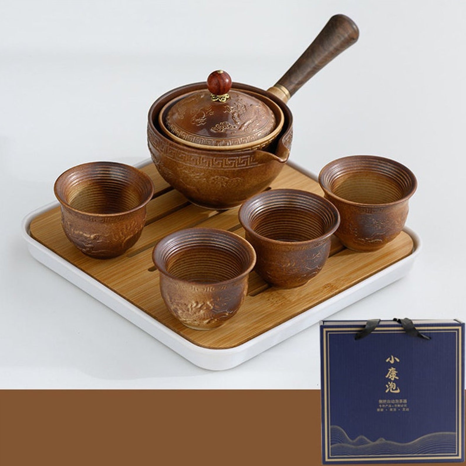 Ceramic Kung Fu Tea Set Gift Set Office Home Etsy