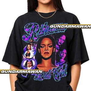 Rihanna Bad Gal Riri Unisex Softstyle T-Shirt, Gift For Women and Man Unisex T-Shirt, Vintage Hip Hop Tshirt, Rihanna Tee | Timnas