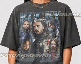 Limited Bucky Barnes Vintage T-Shirt, Gift For Woman and Man Unisex T-Shirt | Timnas FD