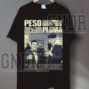 Peso Pluma tshirt, Ella Baila Sola T-shirt, Peso Pluma Merch, Eslabon Armado Merch, dubbele P Merch, Peso Pluma Tour Unisex shirt | Timnas