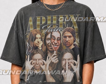 Limited Aphex Twin Vintage T-Shirt, Gift For Woman and Man Unisex T-Shirt | Timnas FD
