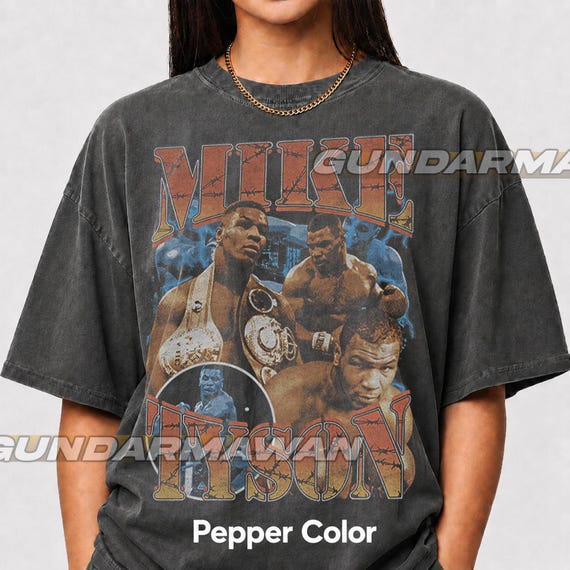マイク・タイソン アイアンボクサーTシャツ、ボクシングTシャツ