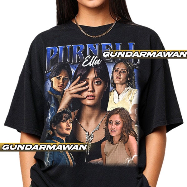 Limited Ella Purnell Vintage T-Shirt, Gift For Woman and Man Unisex T-Shirt | Timnas
