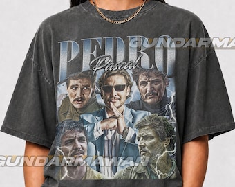Limited Pedro Pascal Vintage T-Shirt, Gift For Woman and Man Unisex T-Shirt | Timnas FD