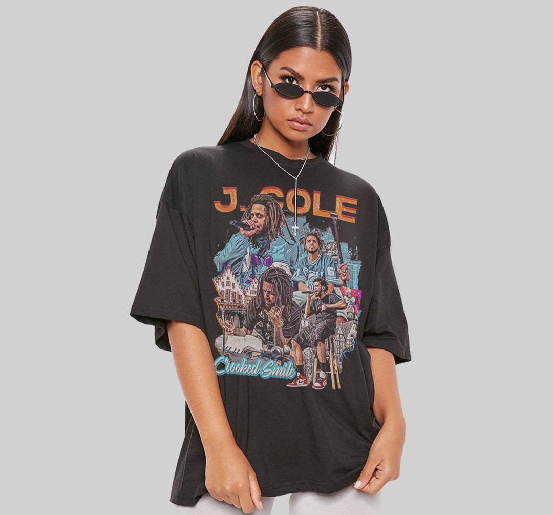Maglietta vintage J Cole, maglietta rapper, felpa con cappuccio