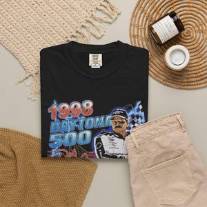 T-shirt Dale Earnhardt Daytona 500 de 1998, style NASCAR vintage, motif rétro champion, cadeau idéal pour les fans (femmes et hommes). image 13