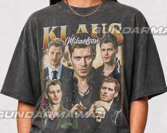 Limited Klaus Mikaelson Vintage T-Shirt, Gift For Woman and Man Unisex T-Shirt | Timnas FD