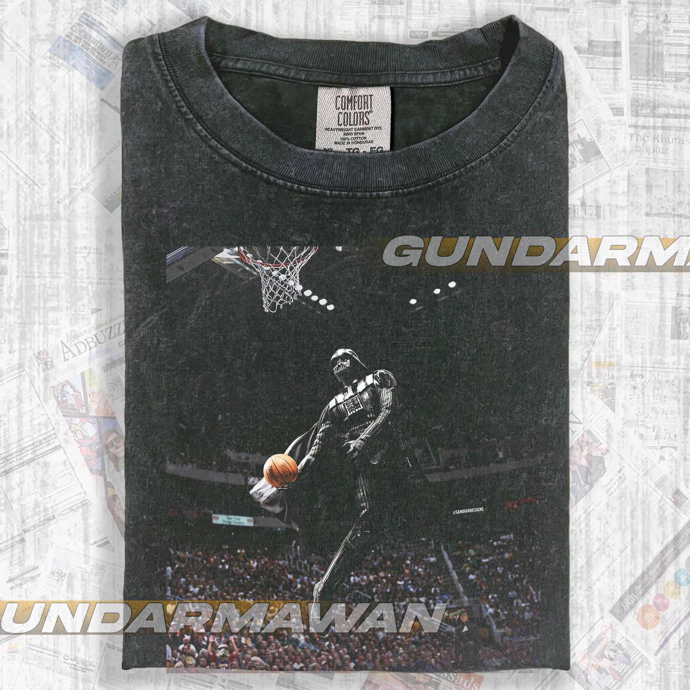Darth Vader Dunk Shirt, Retro 90s Star Wars Graphic Tee, Darth 