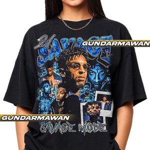 21 Savage Unisex Softstyle T-Shirt, Geschenk für Frauen und Mann Unisex T-Shirt, Vintage Hip Hop Tshirt, Savage Mode T-Shirt | Timnas