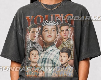 Limited Young Sheldon Vintage T-Shirt, Gift For Woman and Man Unisex T-Shirt | Timnas FD