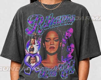 Rihanna Bad Gal Riri Unisex Softstyle T-Shirt, Gift For Women and Man Unisex T-Shirt, Vintage Hip Hop Tshirt, Rihanna Tee | Timnas FD