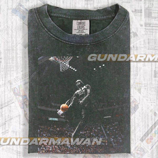 Darth Vader Dunk Shirt, Retro 90s Star Wars Graphic Tee, Darth Vader Basketball Streetwear, Comfort Colors Shirt, Funny Meme Gift Shirt RZ