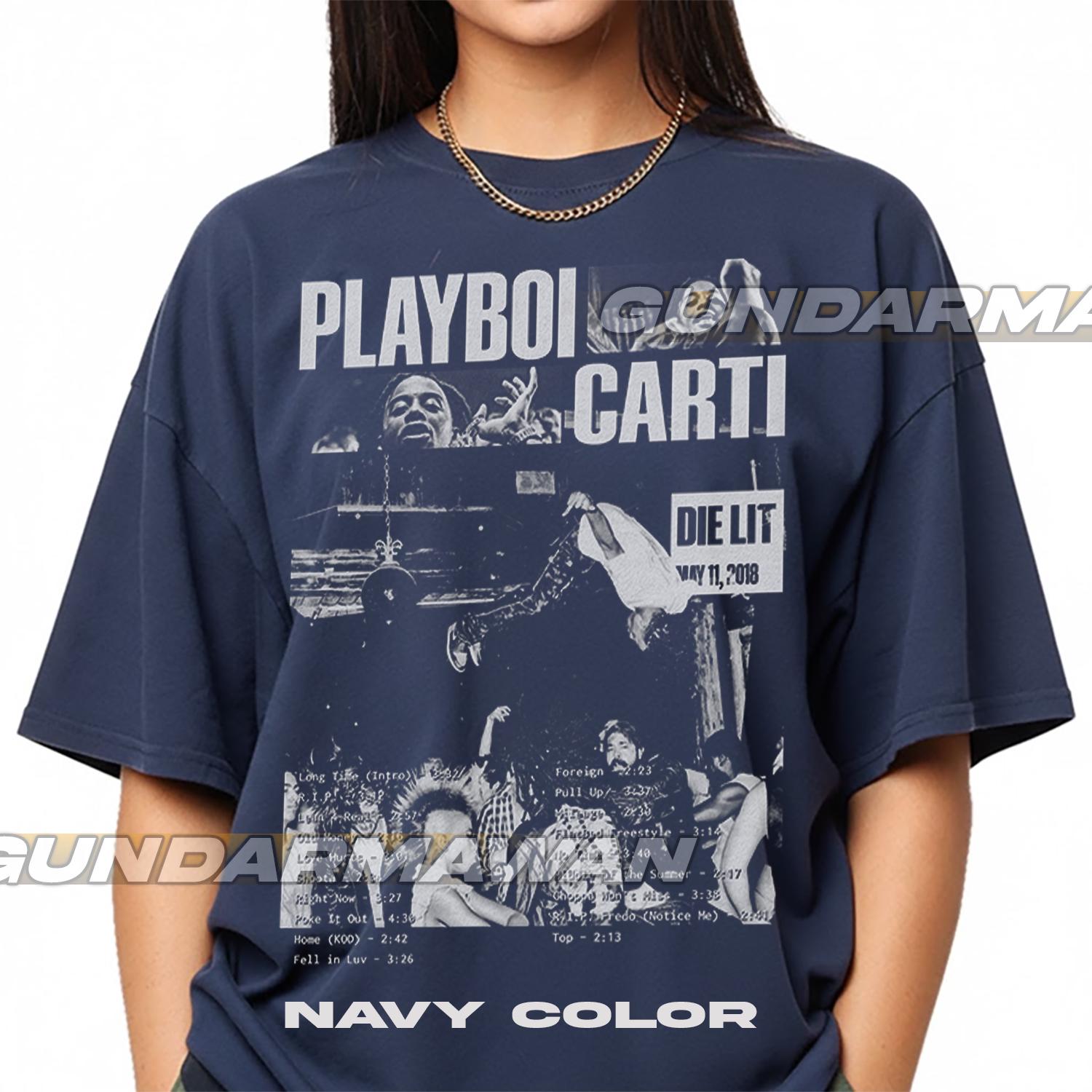 Playboi Carti Rapper Limited Tee - Unisex Die Lit T-shirt - Carti