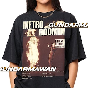 METRO BOOMIN  Record Producer RETRO Vintage Shirt, Metro Boomin Hip-Hop/Rap, Leland Tyler Wayne Homage Tshirt, Metro Boomin Tee | Timnas