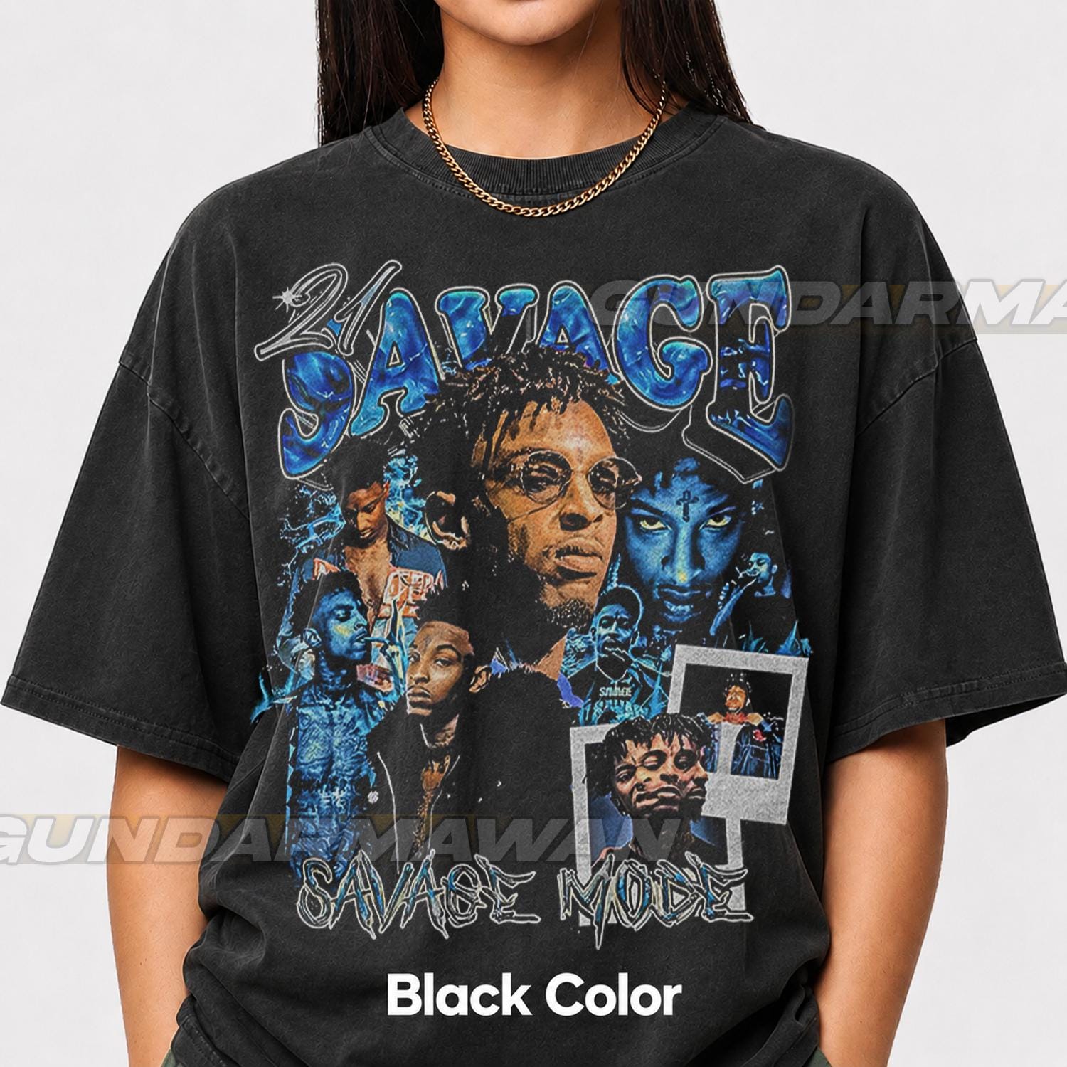 21 Savage Tシャツ 21 Savage Unisex Softstyle T-shirt, Gift for Women and Man Unisex