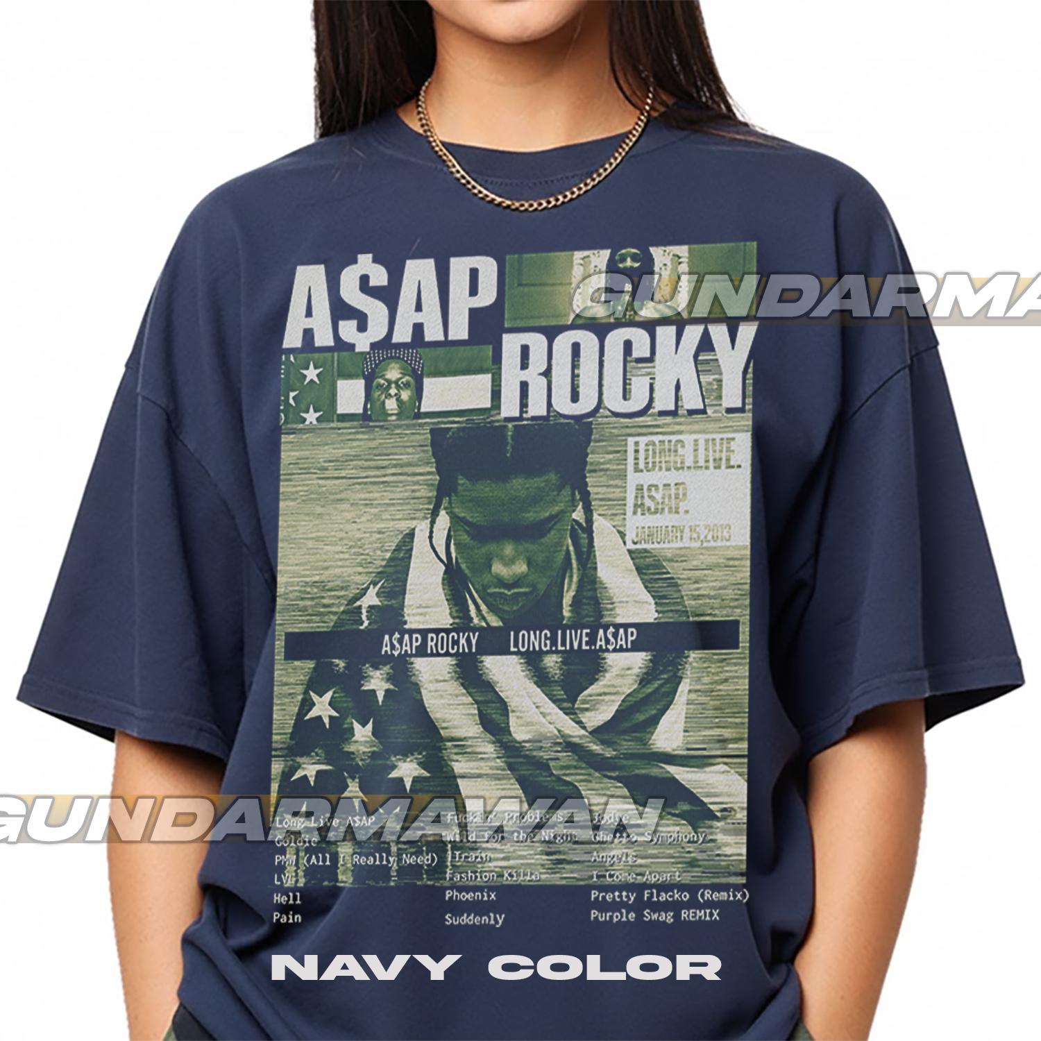 ASAP ROCKY Rapper Vintage Shirt, Asap Rocky Homage Tshirt, Asap