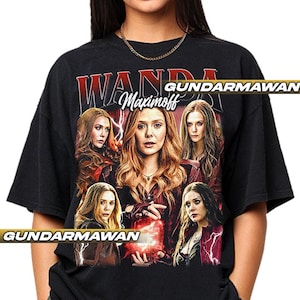 Limited Wanda Maximoff Vintage T-Shirt, Gift For Woman and Man Unisex T-Shirt | Timnas
