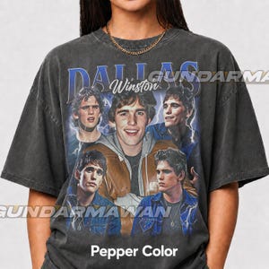 T-shirt vintage Dallas Winston en édition limitée, cadeau unisexe pour femme et homme | Timnas FD