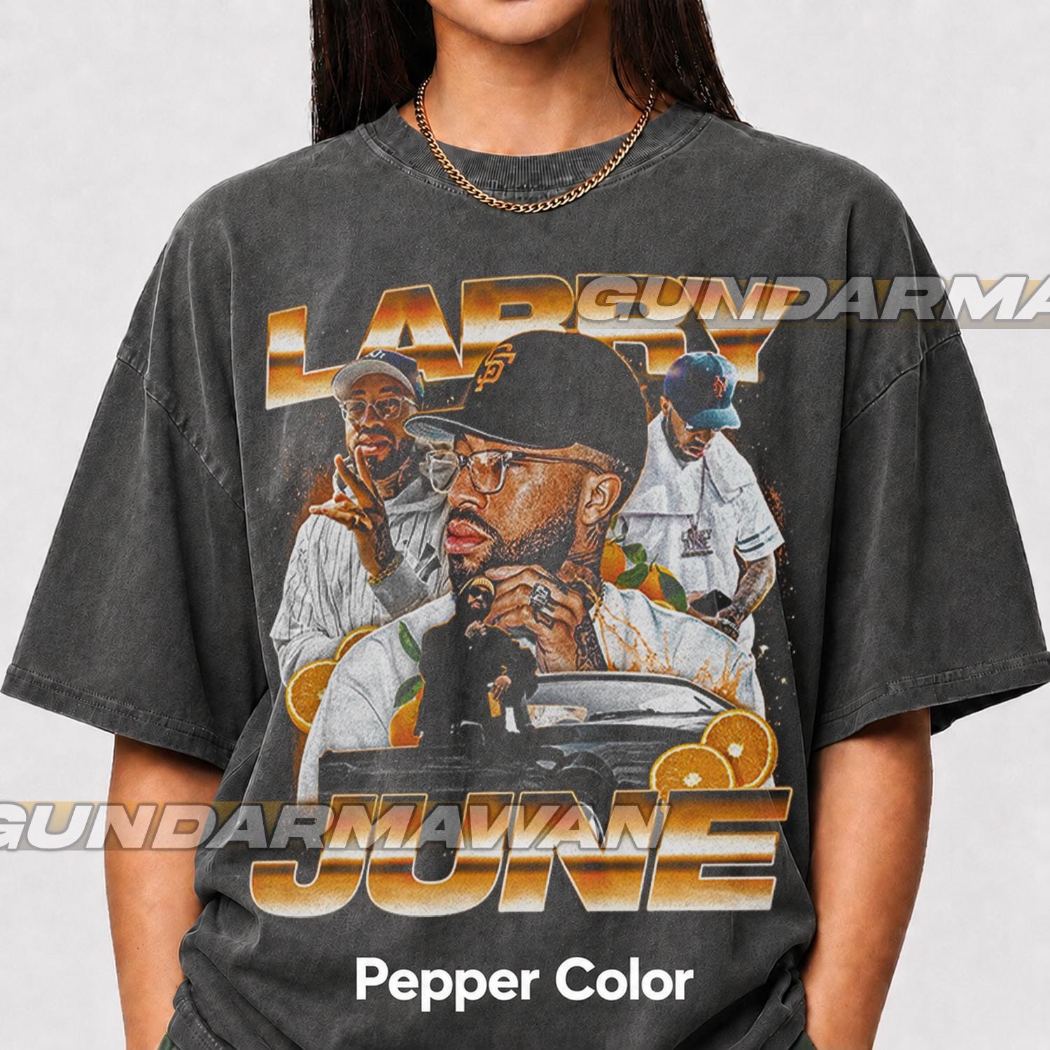 Larry June Unisex Softstyle T-shirt, Gift for Women and Man Unisex