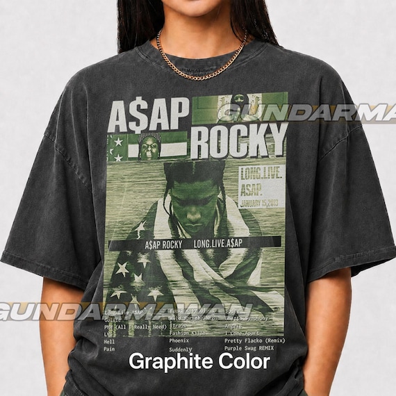 ASAP ROCKY Rapper Vintage Shirt, Asap Rocky Homage Tshirt, Asap