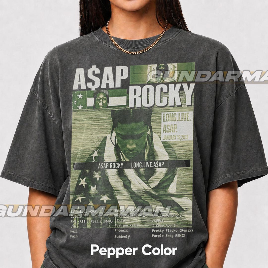 ラップt ASAP ROCKY ワールドツワー　tシャツ　2016 ASAP ROCKY Rapper Vintage Shirt, Asap Rocky Homage Tshirt, Asap