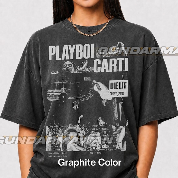 Playboi Carti Rapper Limited Tシャツ - ユニセックス Die Lit T