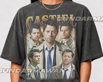 Limited Castiel Vintage T-Shirt, Gift For Woman and Man Unisex T-Shirt | Timnas FD