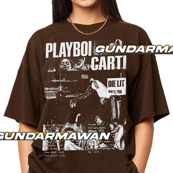 Playboi Carti Rapper Limited Tee - Unisex Die Lit T-shirt - Carti