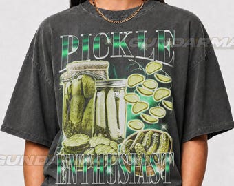 Camiseta vintage de edición limitada para amantes de los pepinillos, regalo para hombre y mujer, camiseta unisex / camiseta divertida con meme FD
