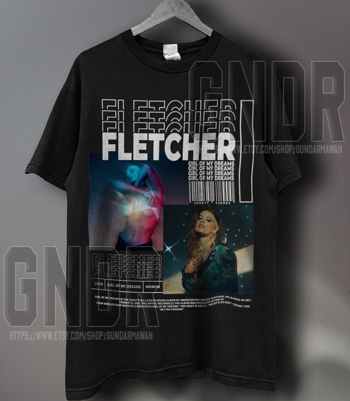 Girl Of My Dreams Tour Shirt, Fletcher Tour Merch, 2022 Fletcher's So ...