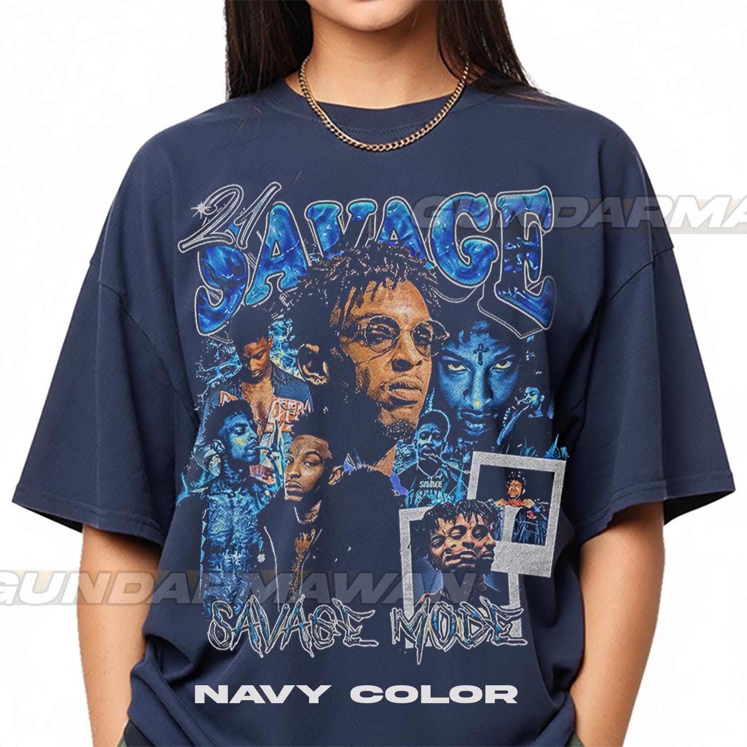 21 Savage Unisex Softstyle T-shirt, Gift for Women and Man Unisex
