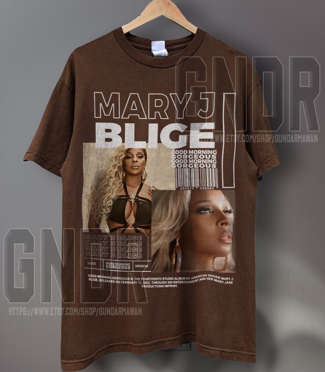 GunDarmawan Mary J. Blige The Good Morning Gorgeous Tour 2022 Shirt, Mary J. Blige Tour 2022 Merch, Good Morning Gorgeous Aesthetic Tee Shirt