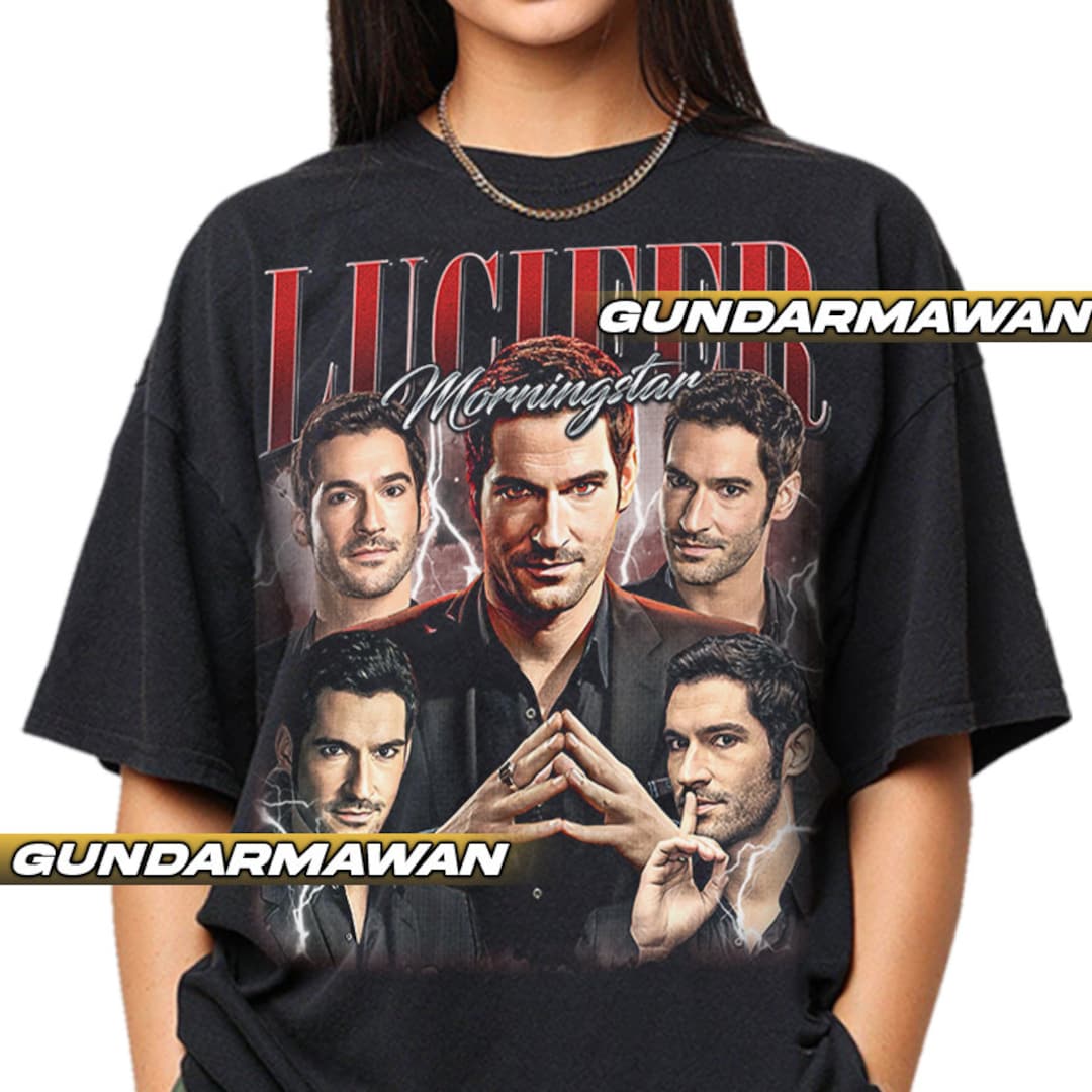 Limited Lucifer Morningstar Vintage T-shirt, Gift for Woman and