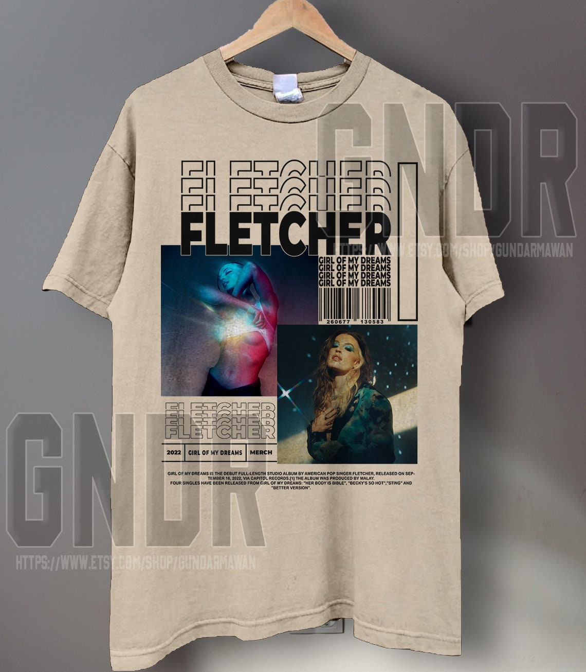 Girl Of My Dreams Tour Shirt, Fletcher Tour Merch, 2022 Fletcher's So