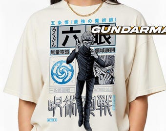 Satoru Gojo Shirt, Sorcerer Satoru T-Shirt, Jujutsu Kaisen Friends Shirt, Jujutsu Kaisen Shirt, JJK Shirt, Anime Shirt, Manga Shirt FD