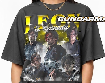 Leon S Kennedy Shirt, Resident Evil 9 Requiem Shirt, The Resident Evil Leon Shirt, Leon S Kennedy Vintage Shirt, RE9 Leon Unisex Shirt ID
