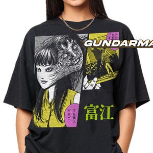 Junji Ito T-Shirt Horror Manga Graphic Tee, Tomie Anime Shirt, Japanese Creepy Comic Clothing, Gift for Women and Men, Anime Horror Tshirt