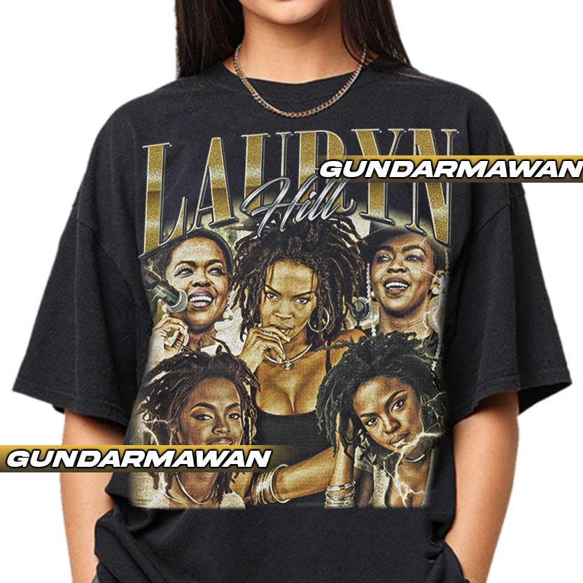 ローリン・ヒル限定ヴィンテージTシャツ、男女兼用ギフトTシャツ