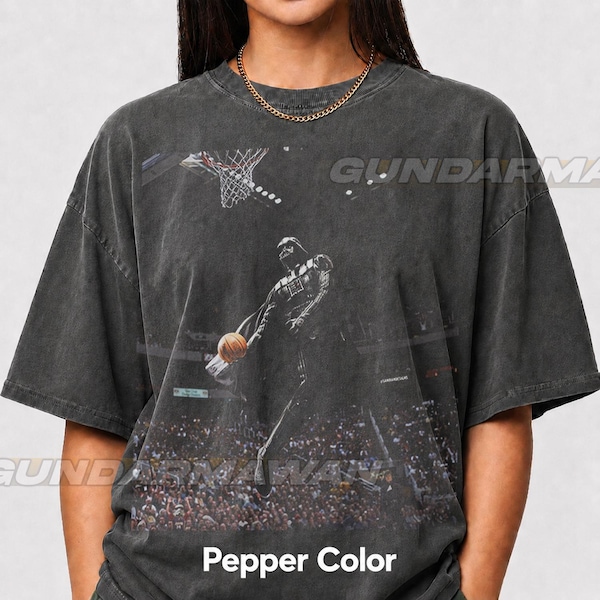Darth Vader Dunk Shirt, Retro 90s Star Wars Graphic Tee, Darth Vader Basketball Streetwear, Comfort Colors Shirt, Funny Meme Gift Shirt RZ
