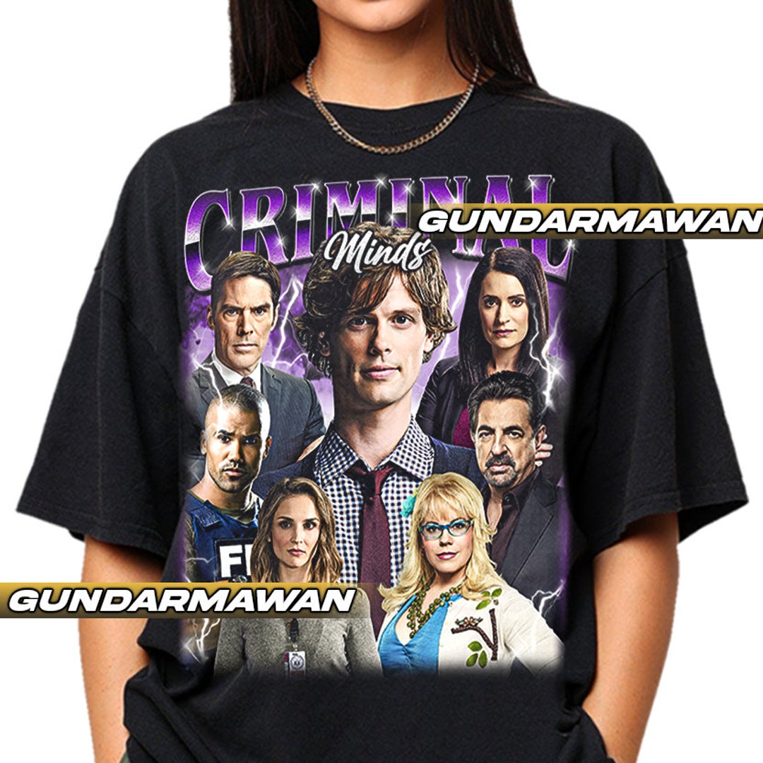 Maglietta vintage Criminal Minds Limited, regalo per donna e uomo