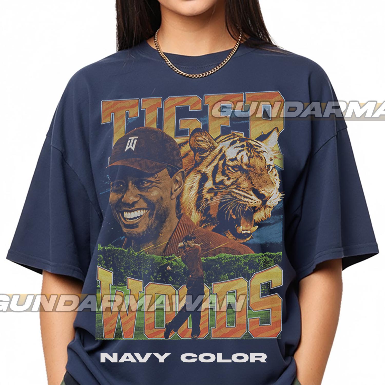 Tiger Woods Vintage T-shirt, Tiger Woods Homage Shirt, Tiger Woods